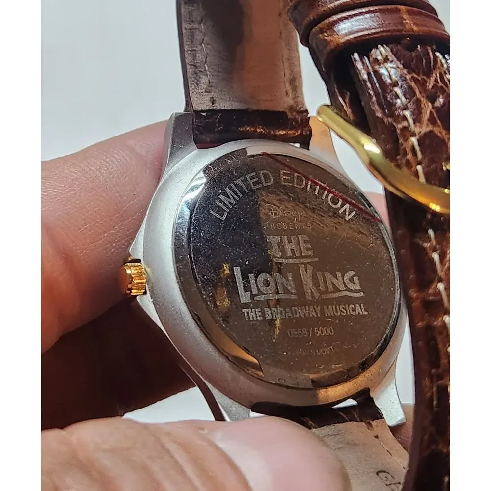 New Disney Lion King The Musical Watch Rare Limited Edition 0558/5000.